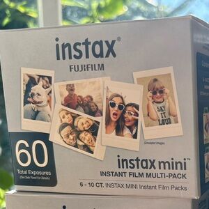 Fujifilm Instax Mini Instant Film Pack - 60 Exposures
